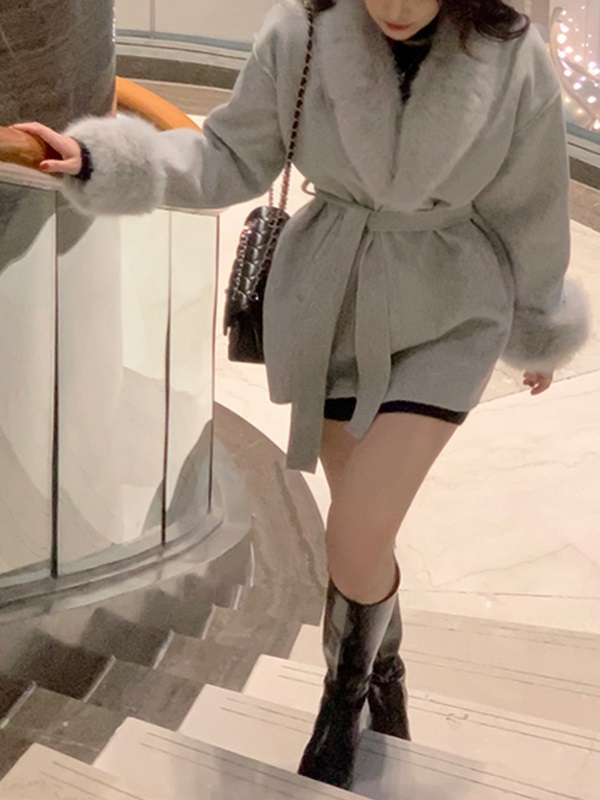 エコファーポケット半袖長袖コートストラップ付 | 詳細画像5