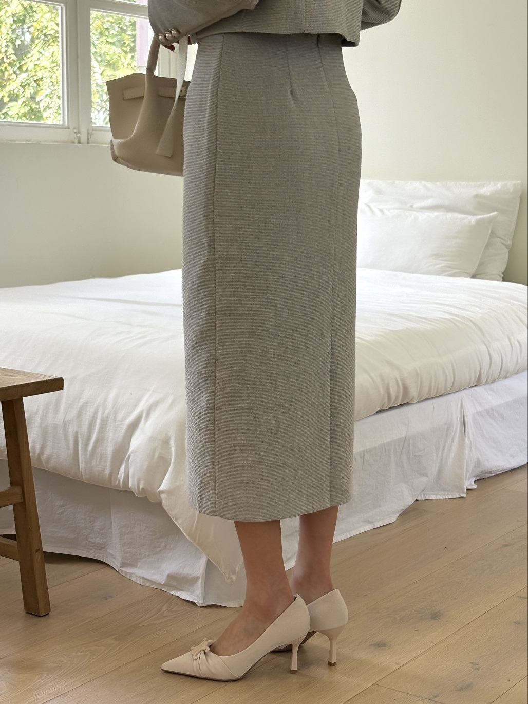 ジップアップスリムロングスカート | 詳細画像8