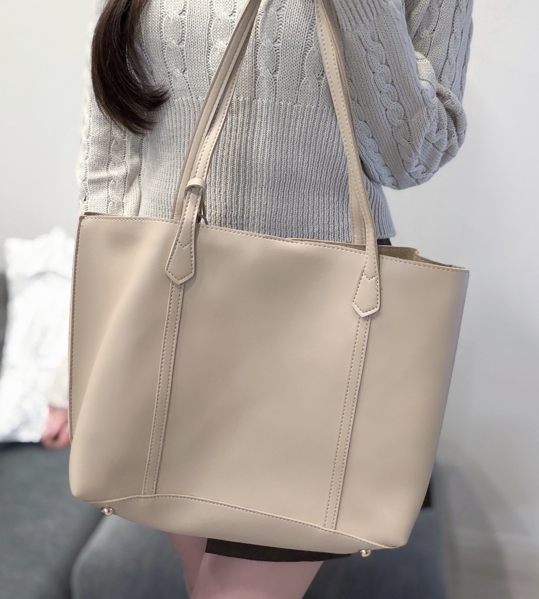 フェイクレザートートバッグ | 詳細画像12