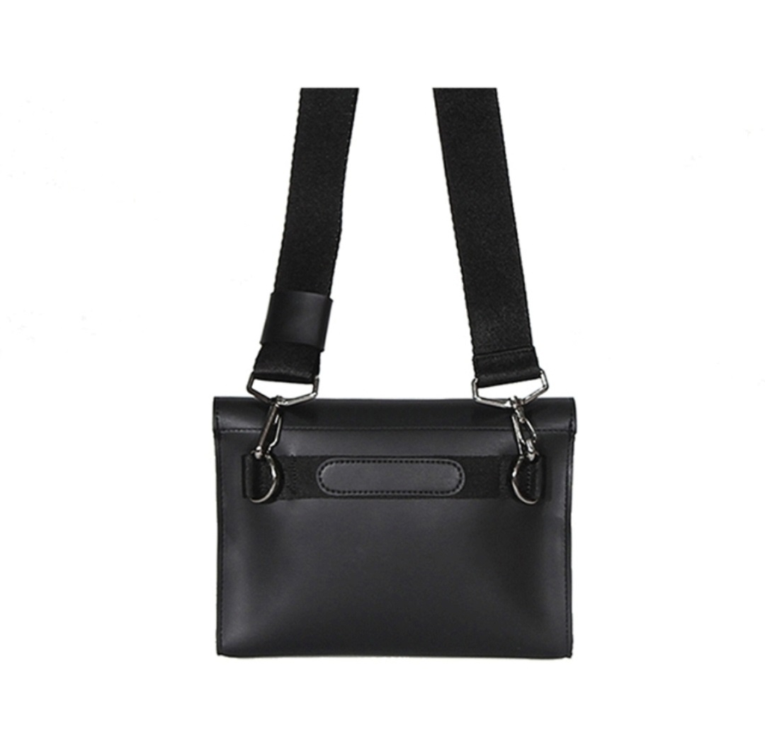 レザー調シンプルショルダーバッグ | 詳細画像12