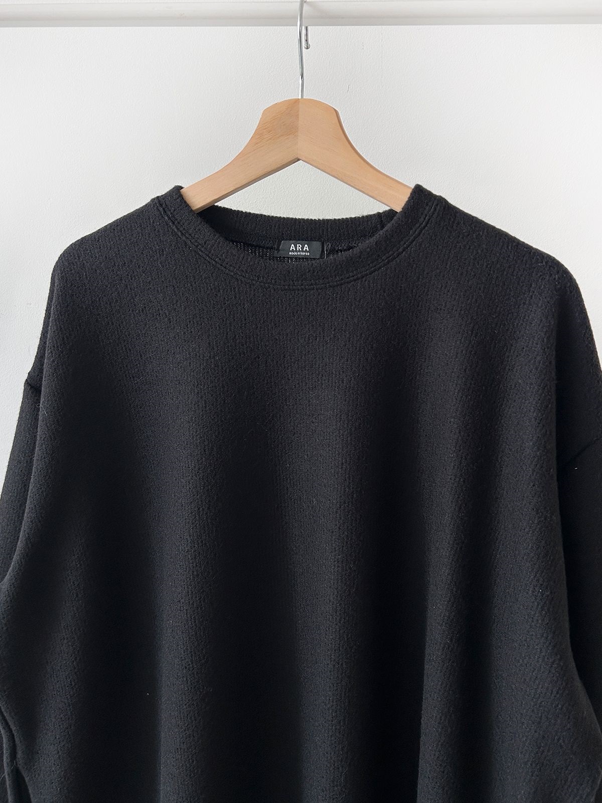 起毛リブラウンドネックボクシーカラーワンピース | 詳細画像40