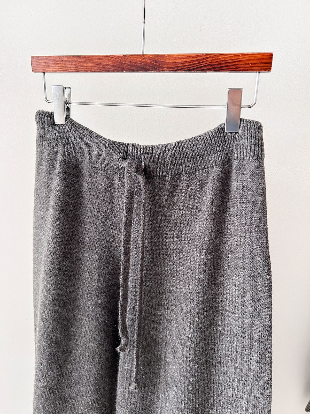 ラウンドネックウエストゴムロングルーズ長袖セットアップパンツニット | 詳細画像39