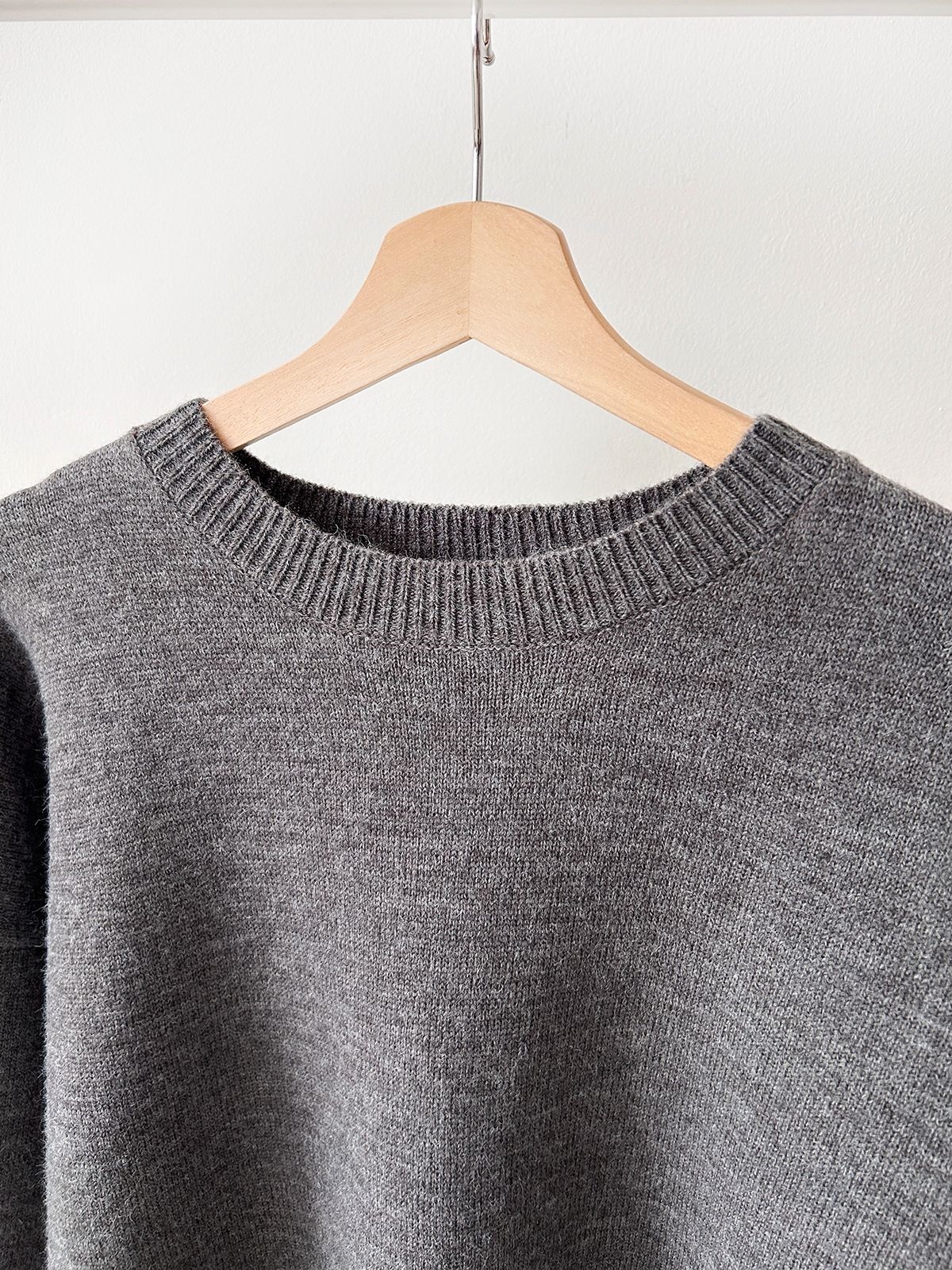 ラウンドネックウエストゴムロングルーズ長袖セットアップパンツニット | 詳細画像41