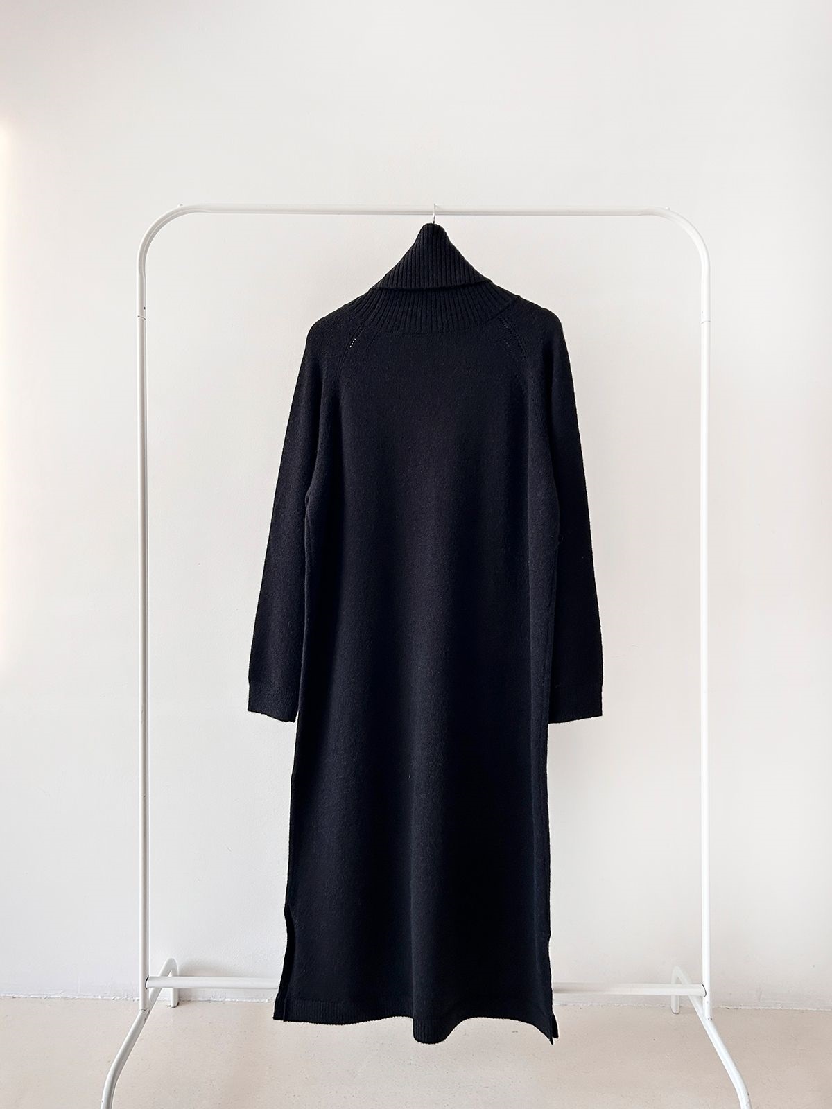 ニットタートルネックロングルーズ長袖ワンピース | 詳細画像39