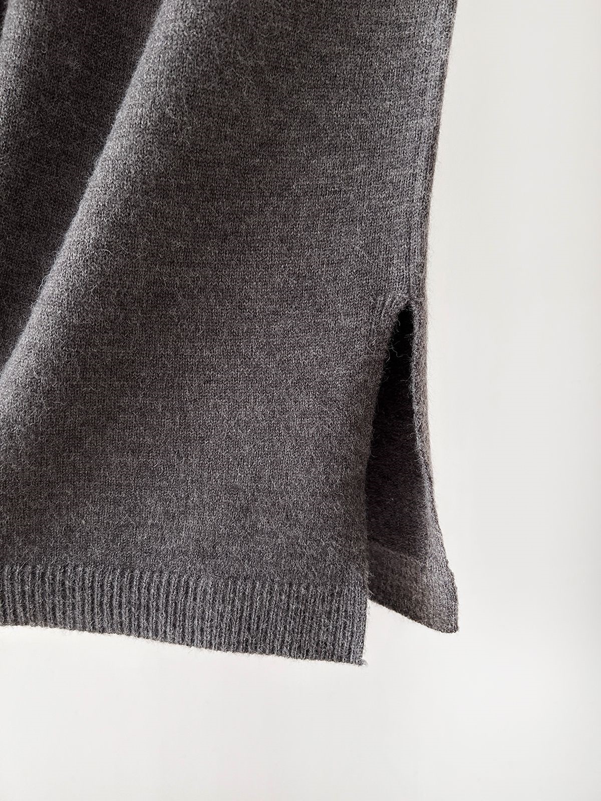 ニットタートルネックロングルーズ長袖ワンピース | 詳細画像41