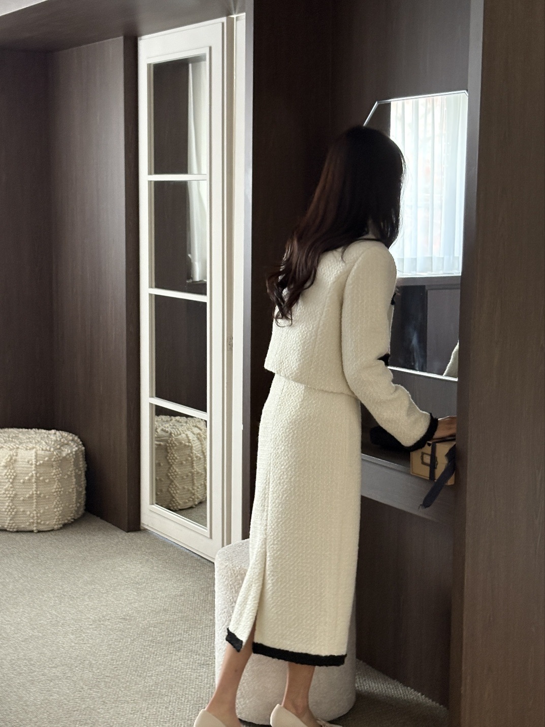 コンビポケット肩パッドスリム長袖ジャケット | 詳細画像4