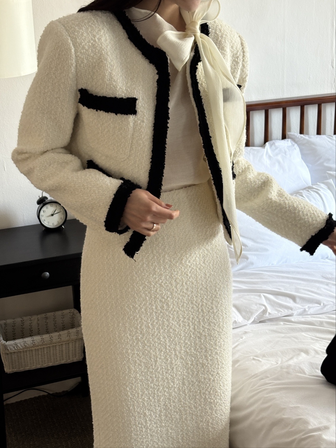 コンビポケット肩パッドスリム長袖ジャケット | 詳細画像11