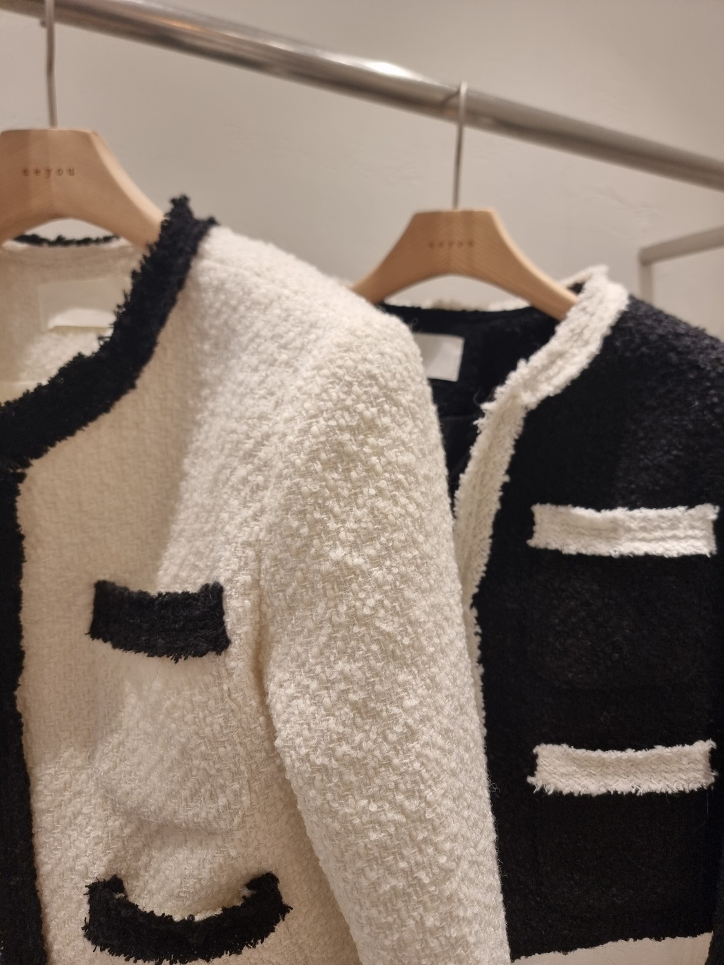 コンビポケット肩パッドスリム長袖ジャケット | 詳細画像20