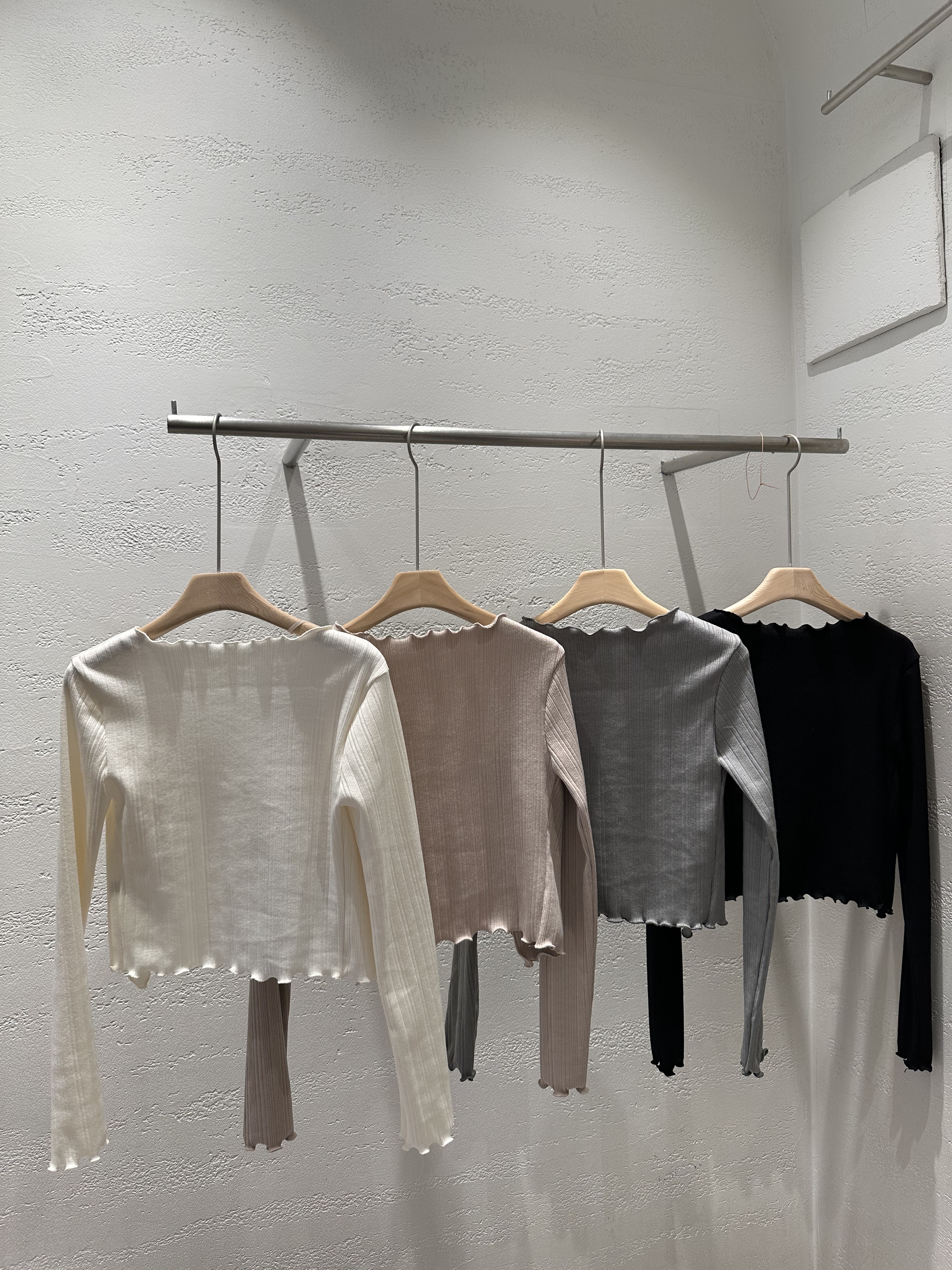 コンビスリム長袖ギャザーカーディガンベストアンサンブル | 詳細画像25