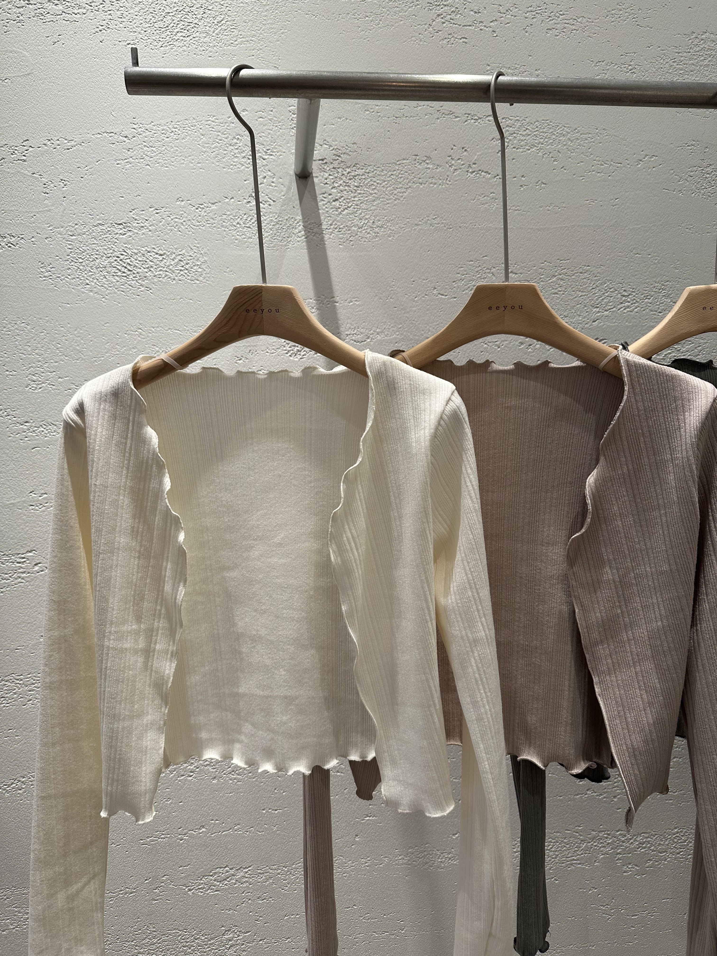 コンビスリム長袖ギャザーカーディガンベストアンサンブル | 詳細画像24