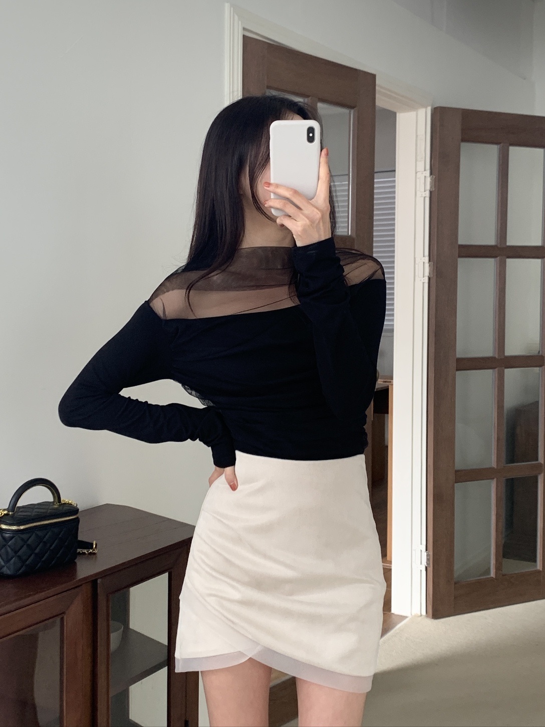 コンビジップアップスリムギャザーミニスカート | 詳細画像14