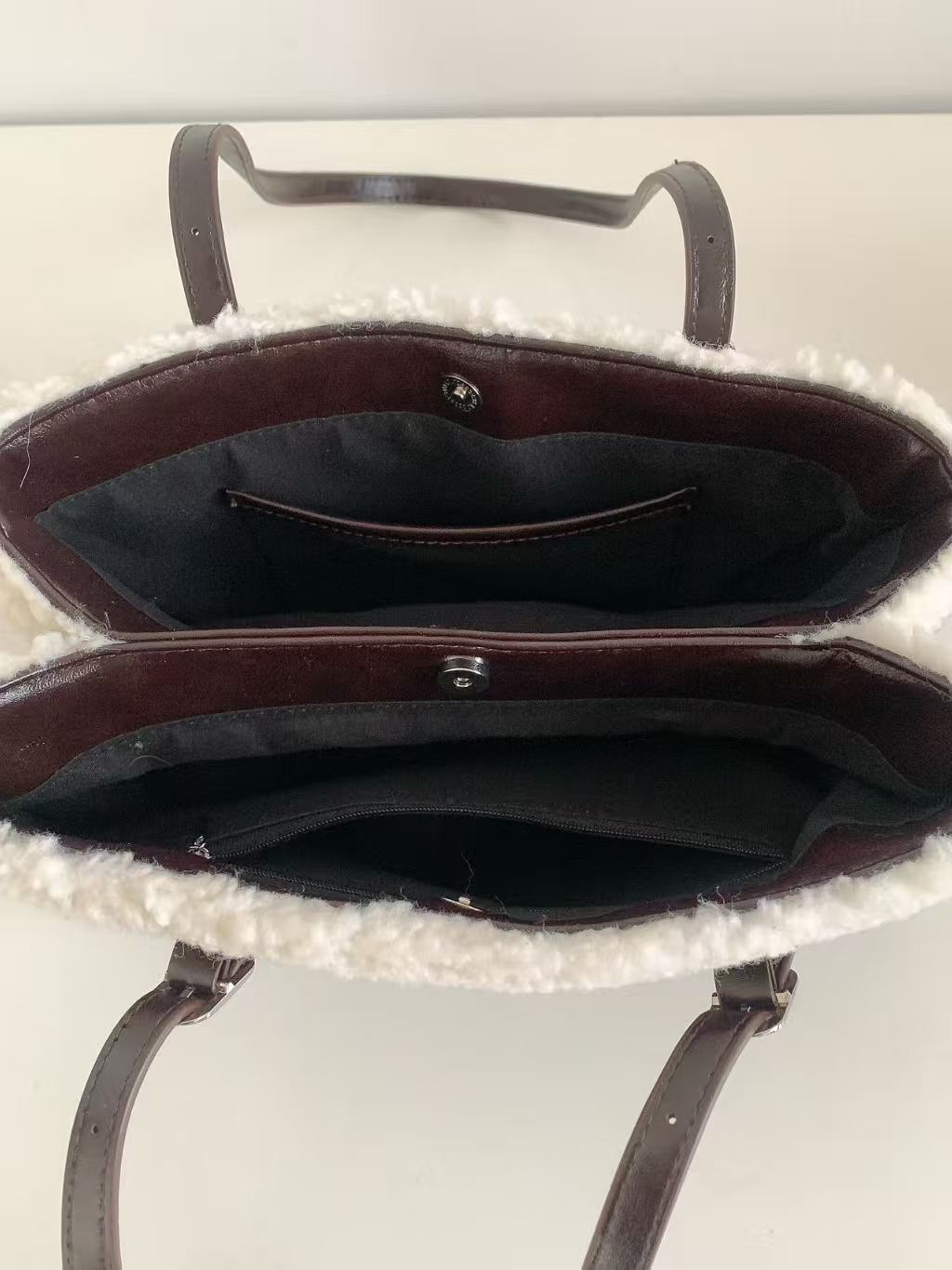 スエード調エコファートートバッグショルダーバッグ | 詳細画像18