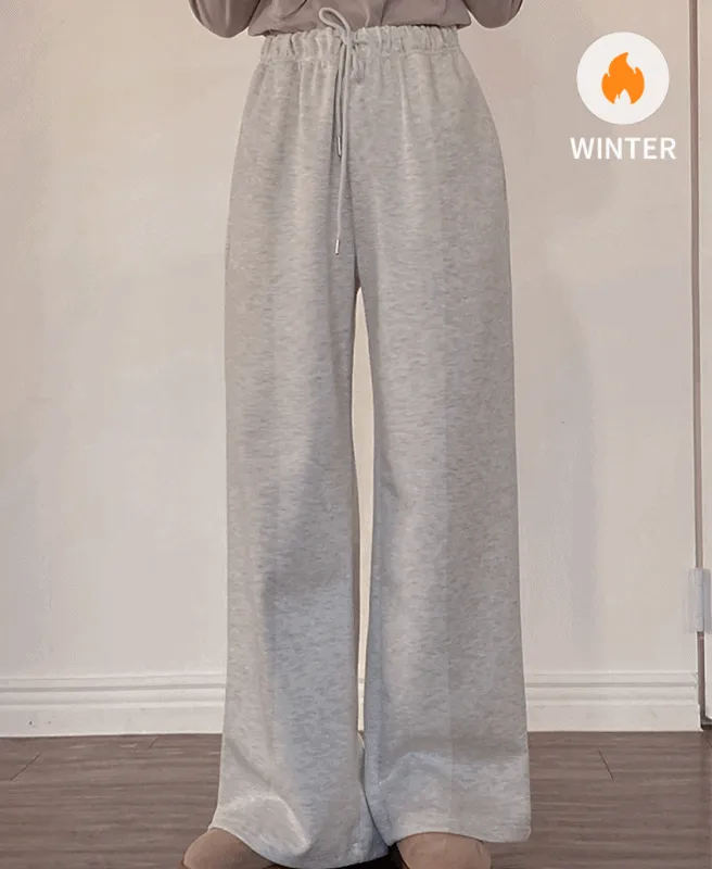 裏起毛ウエストゴムワイドルーズパンツトレーニング | ROMANTICLINE | 詳細画像1