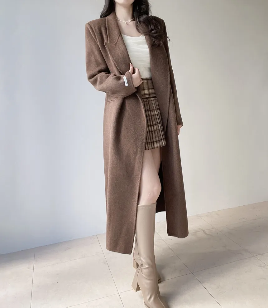 メッシュリブスクエアネック長袖カラーニット | mirangmirang | 詳細画像12