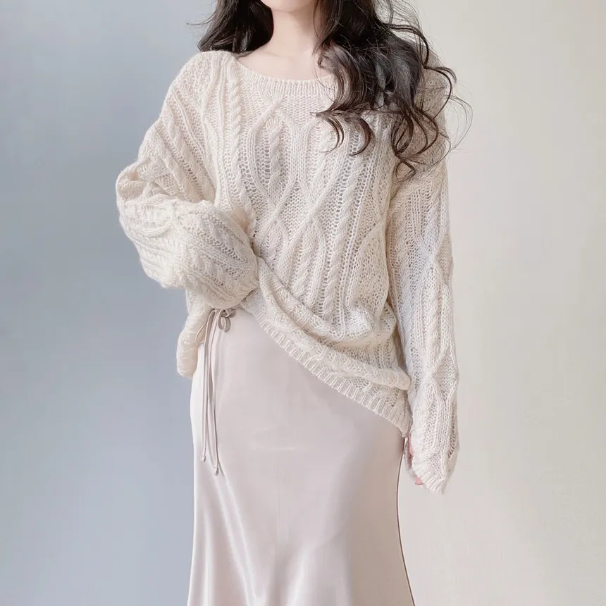 バックゴムロングフレアマーメイドカラースカート | mirangmirang | 詳細画像15