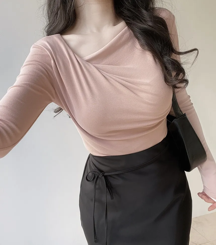 バックゴムロングフレアマーメイドカラースカート | mirangmirang | 詳細画像44