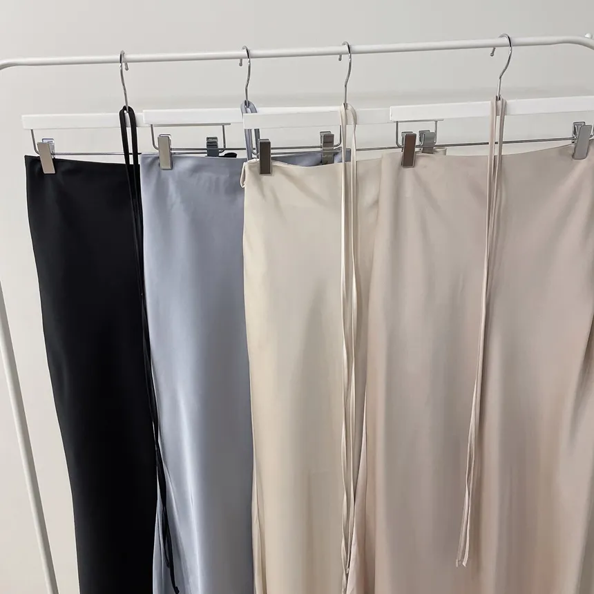 バックゴムロングフレアマーメイドカラースカート | mirangmirang | 詳細画像47