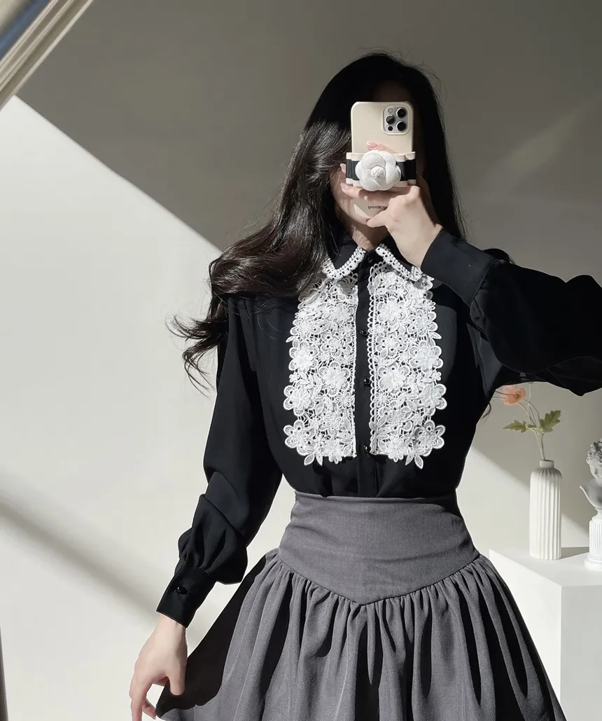 ミニフレアシャーリングAラインスカート | mirangmirang | 詳細画像24