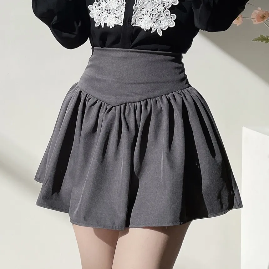 ミニフレアシャーリングAラインスカート | mirangmirang | 詳細画像26