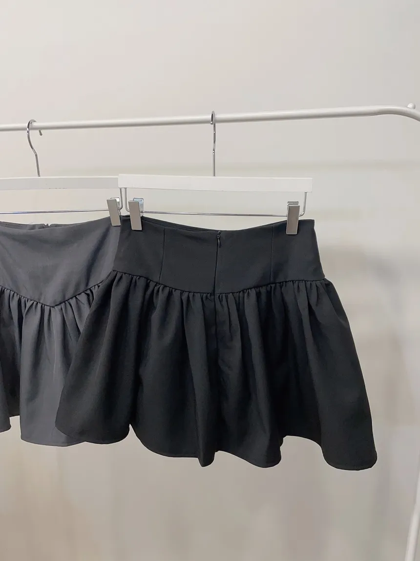 ミニフレアシャーリングAラインスカート | mirangmirang | 詳細画像30