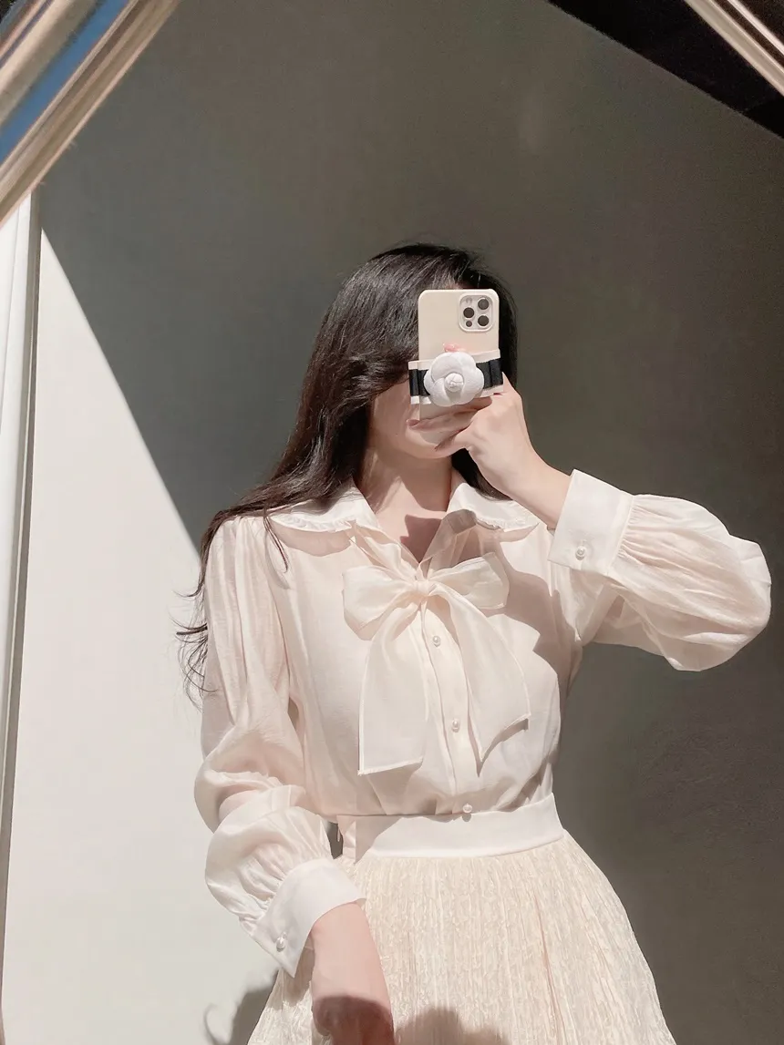 ウエストゴムフレアプリーツミニAラインレーススカート | mirangmirang | 詳細画像14