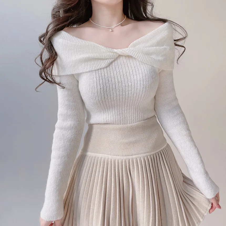 メルトンタッチミニAラインプリーツサイドジップカラーチェックスカート | mirangmirang | 詳細画像5