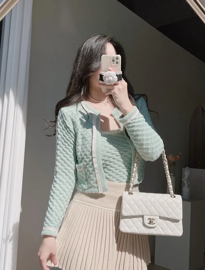 メルトンタッチミニAラインプリーツサイドジップカラーチェックスカート | mirangmirang | 詳細画像13