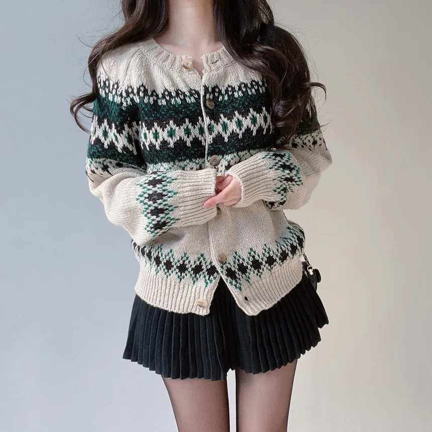 メルトンタッチミニAラインプリーツサイドジップカラーチェックスカート | mirangmirang | 詳細画像34