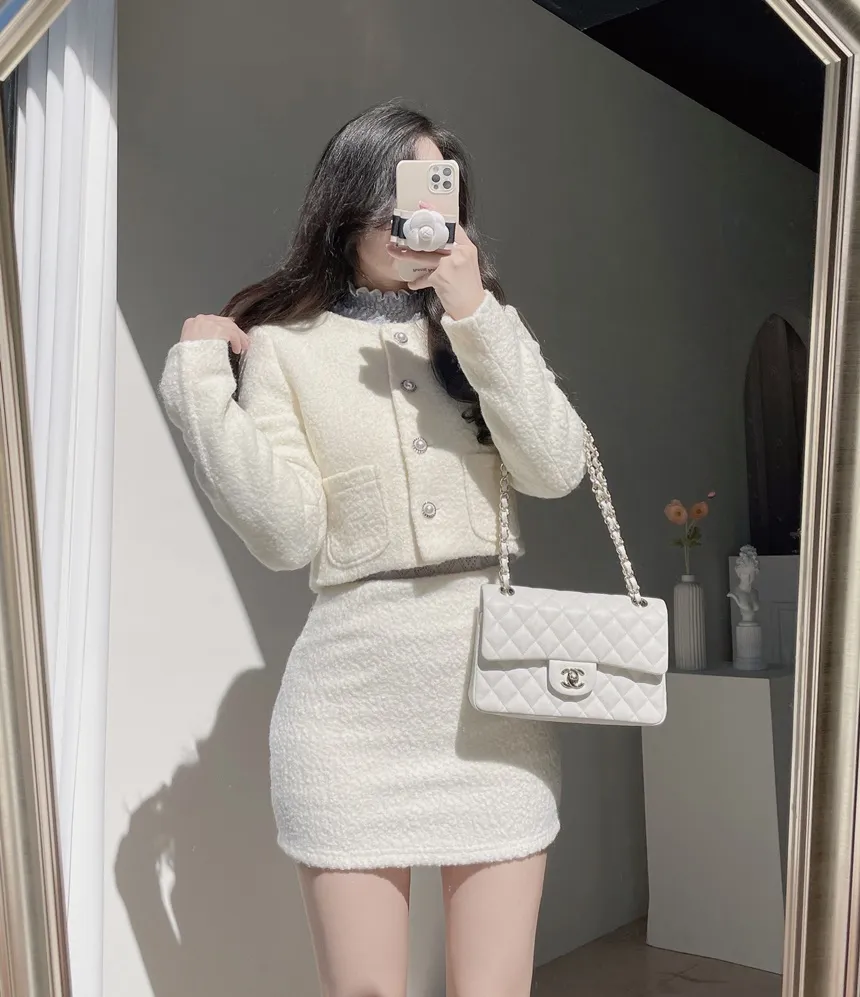 シャーリングタートルネック長袖ベルスリーブカラーブラウス | mirangmirang | 詳細画像31