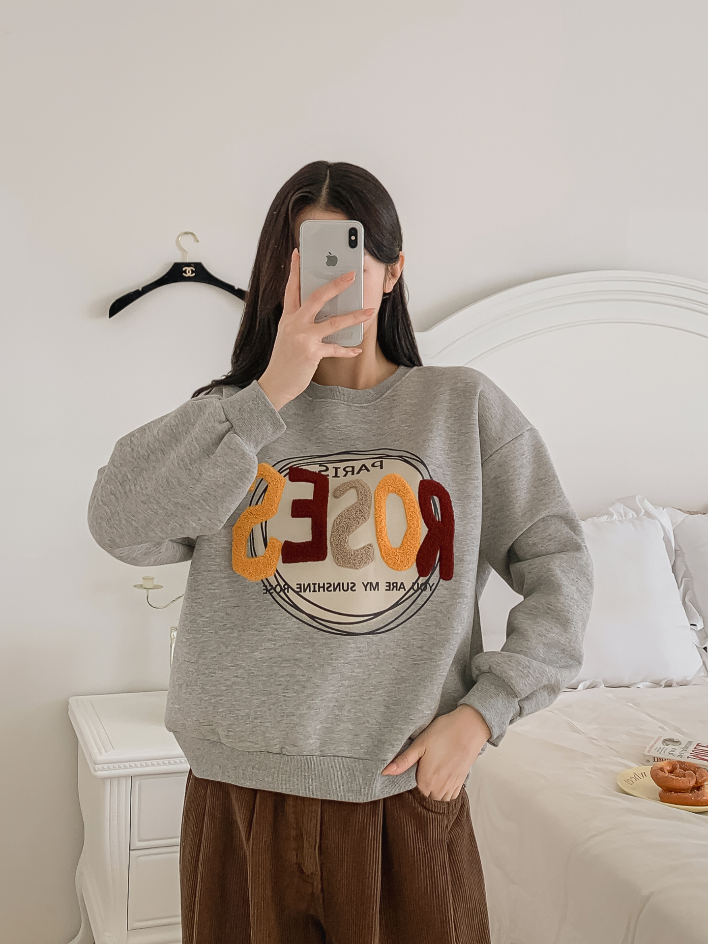 ブークレラウンドネックルーズ長袖スウェット | 詳細画像20