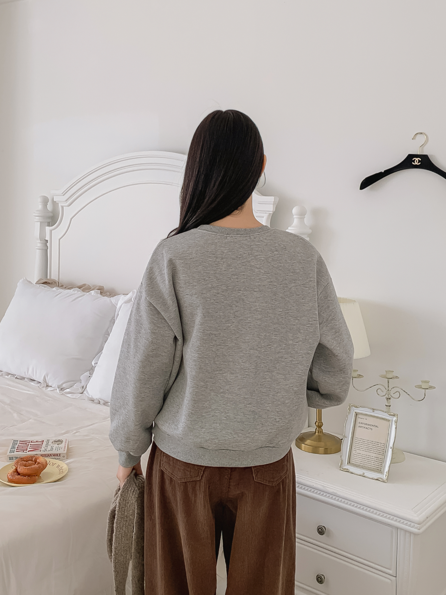 ブークレラウンドネックルーズ長袖スウェット | 詳細画像28