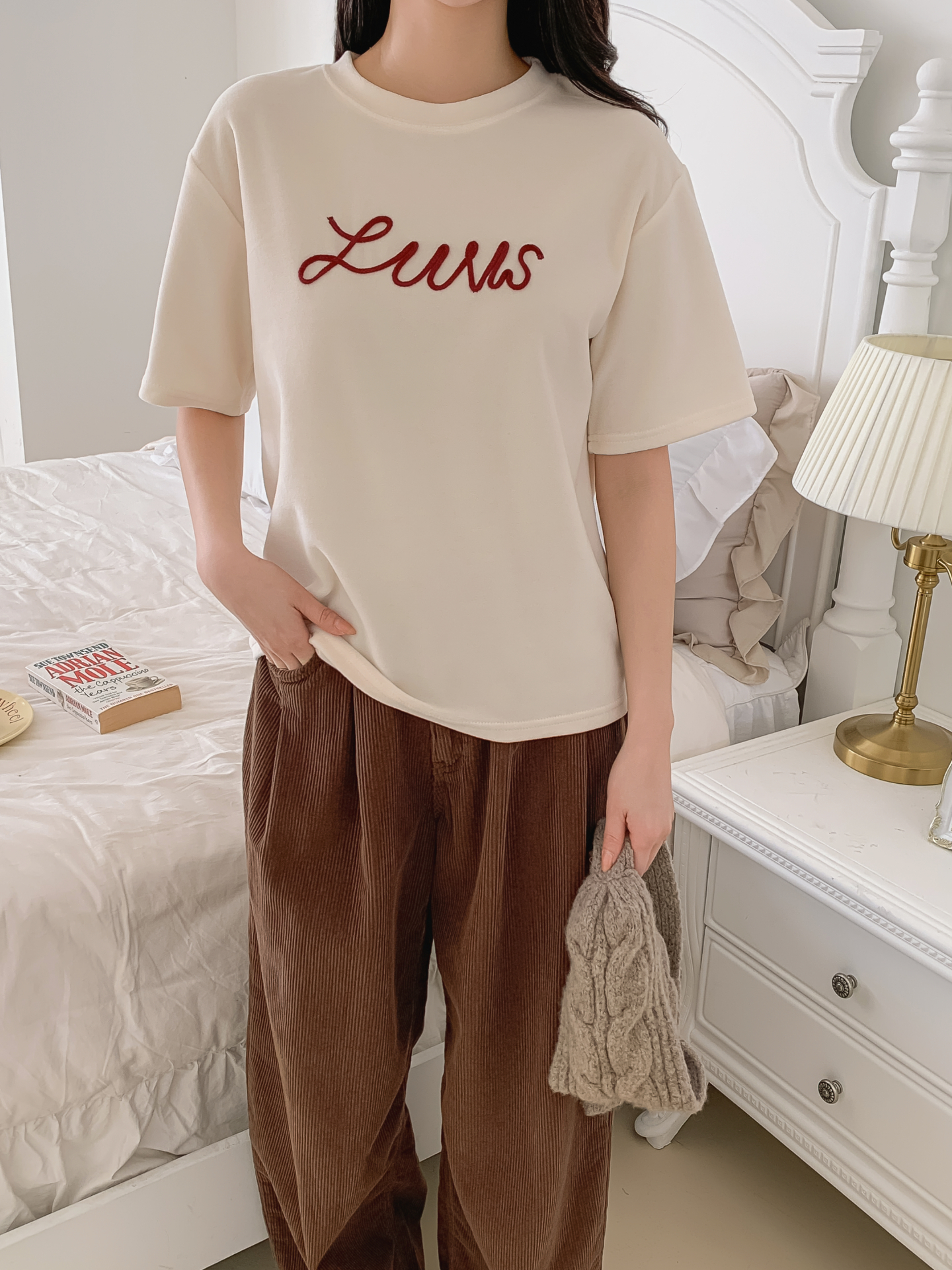 ラウンドネックパッチルーズ半袖Tシャツ | 詳細画像20