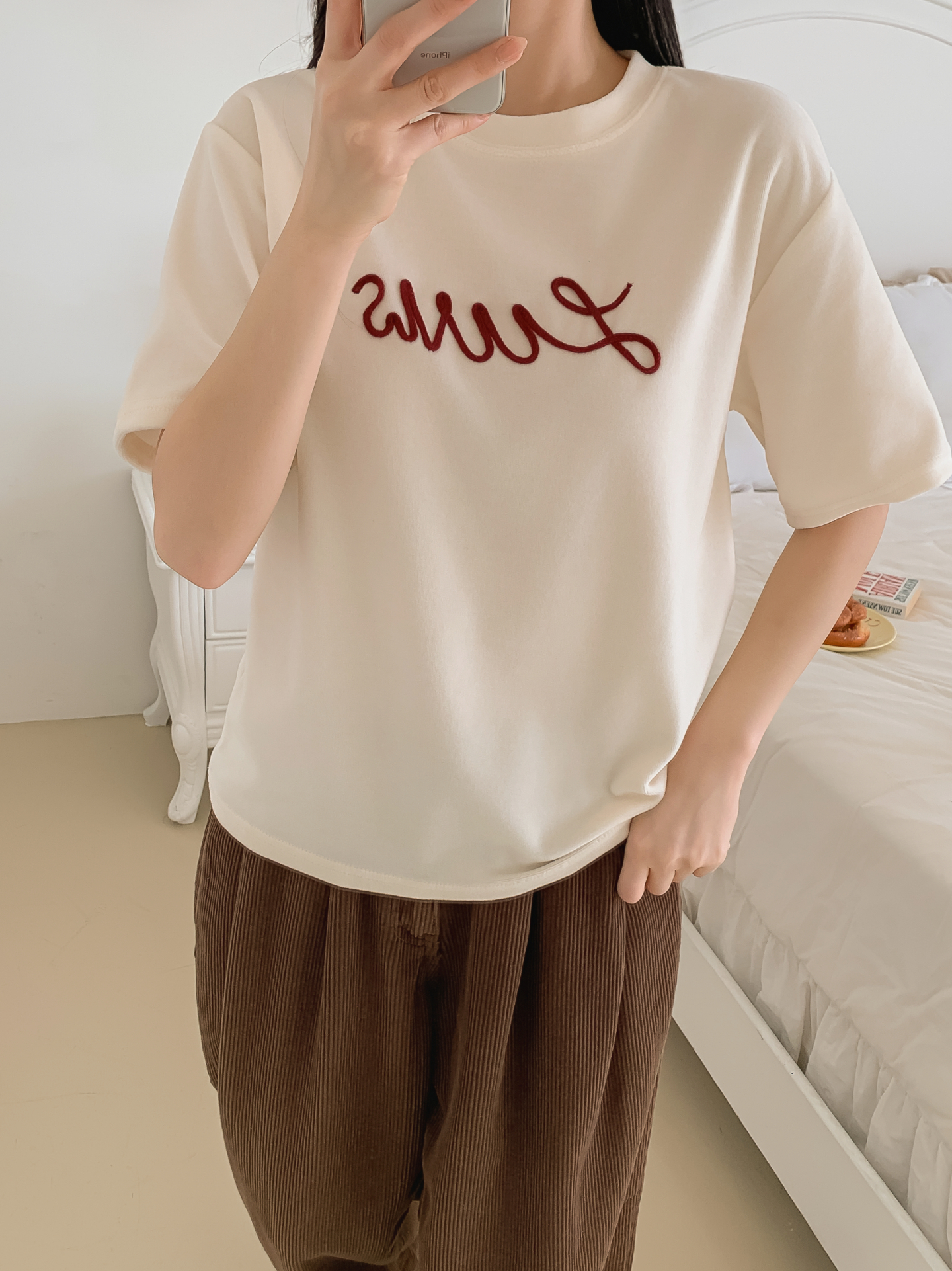 ラウンドネックパッチルーズ半袖Tシャツ | 詳細画像31