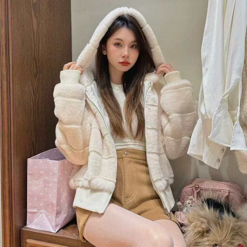 キルティングエコファージップアップフードポケット長袖ジャンパー | 詳細画像20