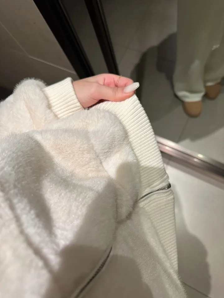 キルティングエコファージップアップフードポケット長袖ジャンパー | 詳細画像10