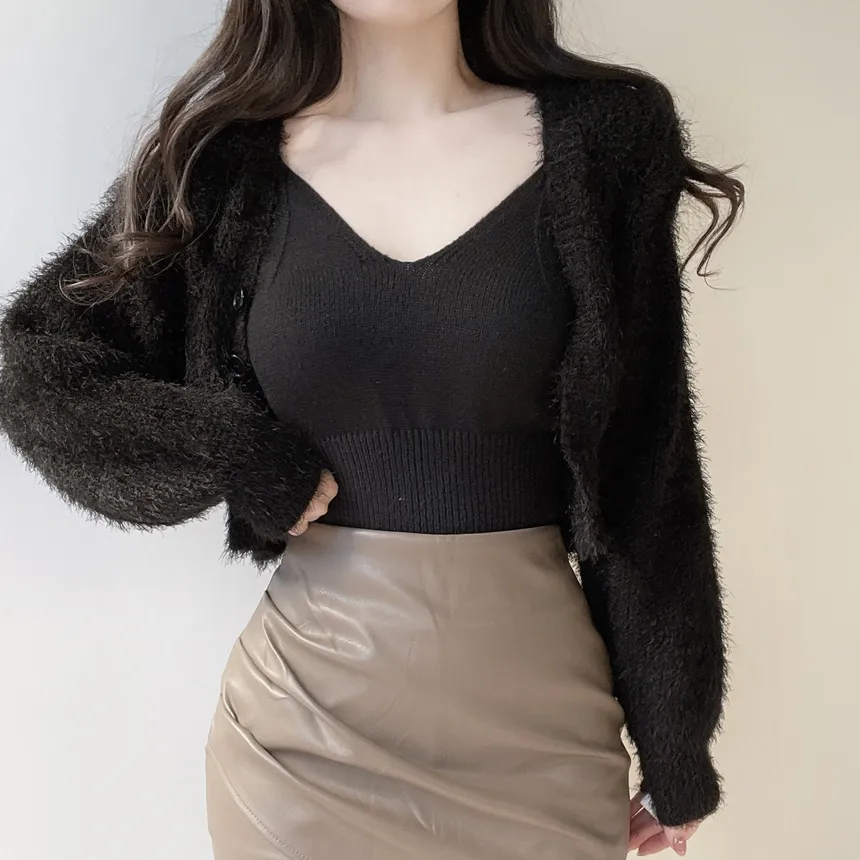 Vネックニットアンサンブル | mirangmirang | 詳細画像15