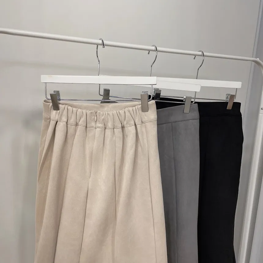 スエード調ロングマーメイドスカート | mirangmirang | 詳細画像36