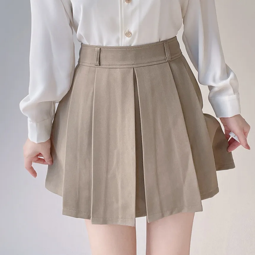 プリーツミニカラースカート | mirangmirang | 詳細画像16