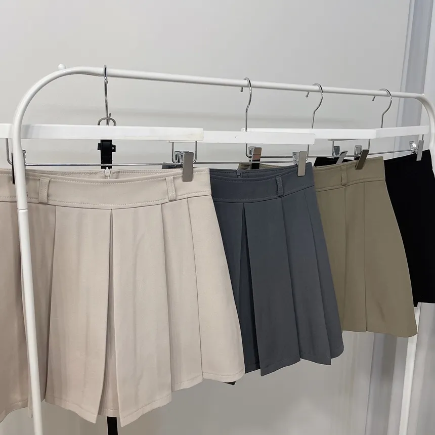 プリーツミニカラースカート | mirangmirang | 詳細画像30