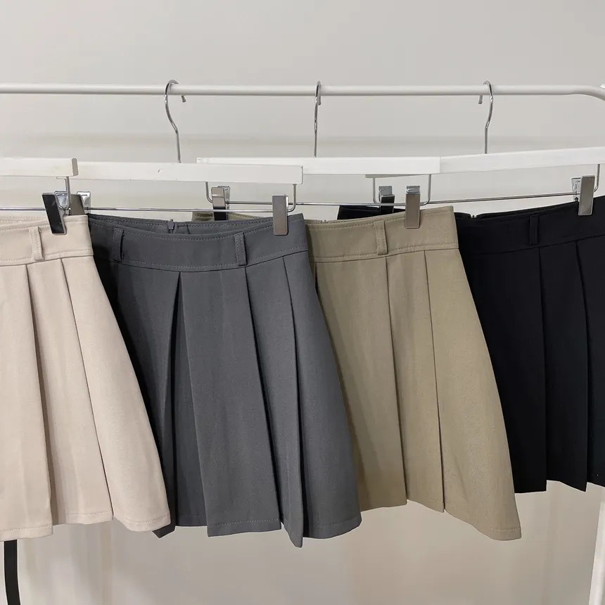 プリーツミニカラースカート | mirangmirang | 詳細画像31