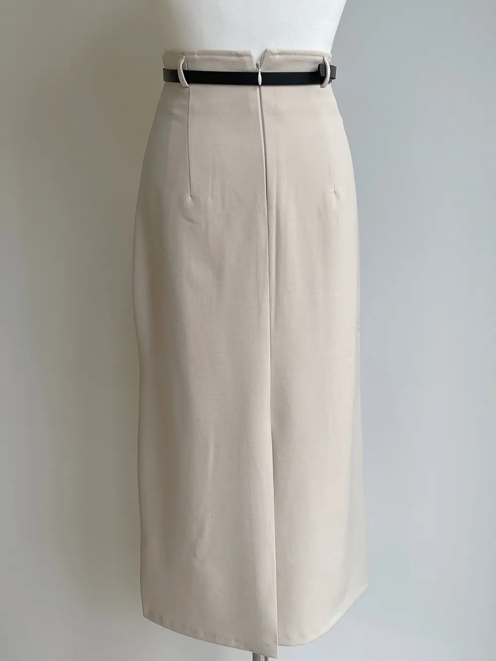 スリットベーシックHライン(ロング丈)無地スカートベルト付 | mirangmirang | 詳細画像29