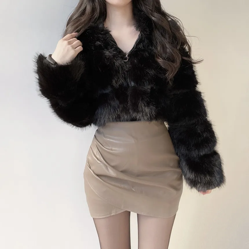 Hラインシャーリングカラースカート | mirangmirang | 詳細画像11