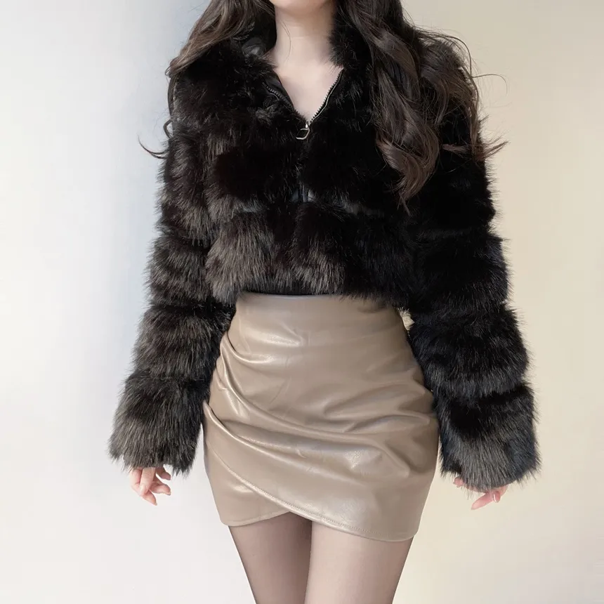 Hラインシャーリングカラースカート | mirangmirang | 詳細画像14