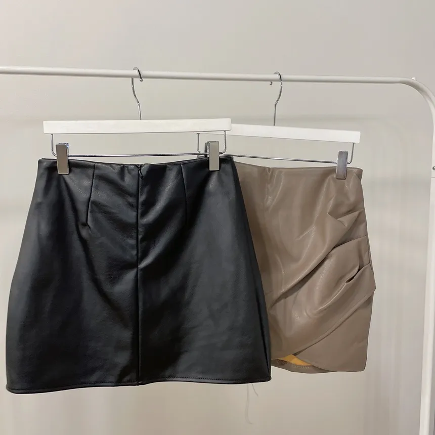 Hラインシャーリングカラースカート | mirangmirang | 詳細画像23