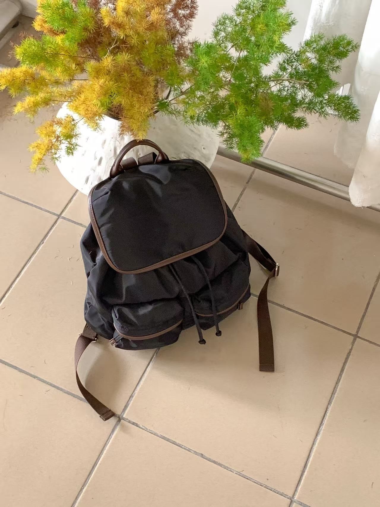 ドローストリングポケットカラーバックパック | 詳細画像9