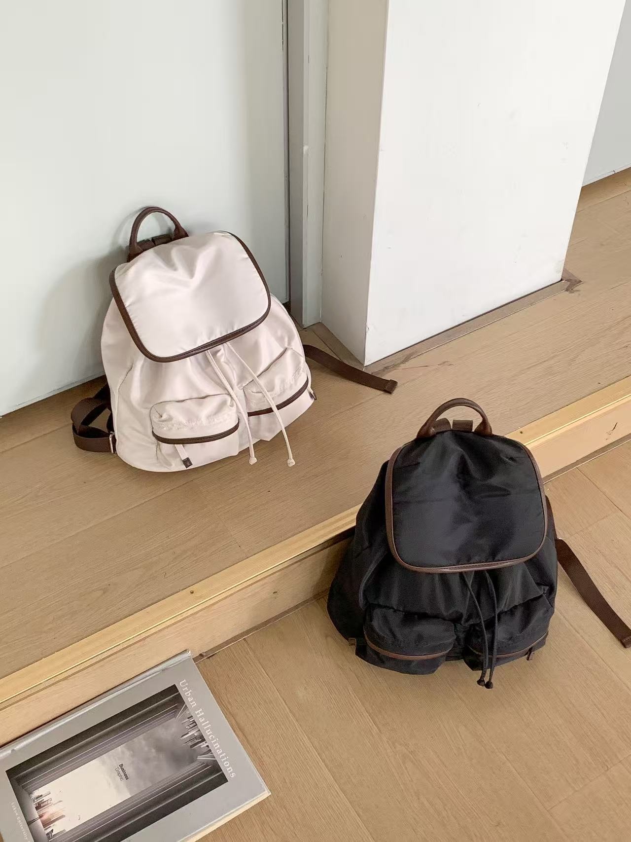 ドローストリングポケットカラーバックパック | 詳細画像10