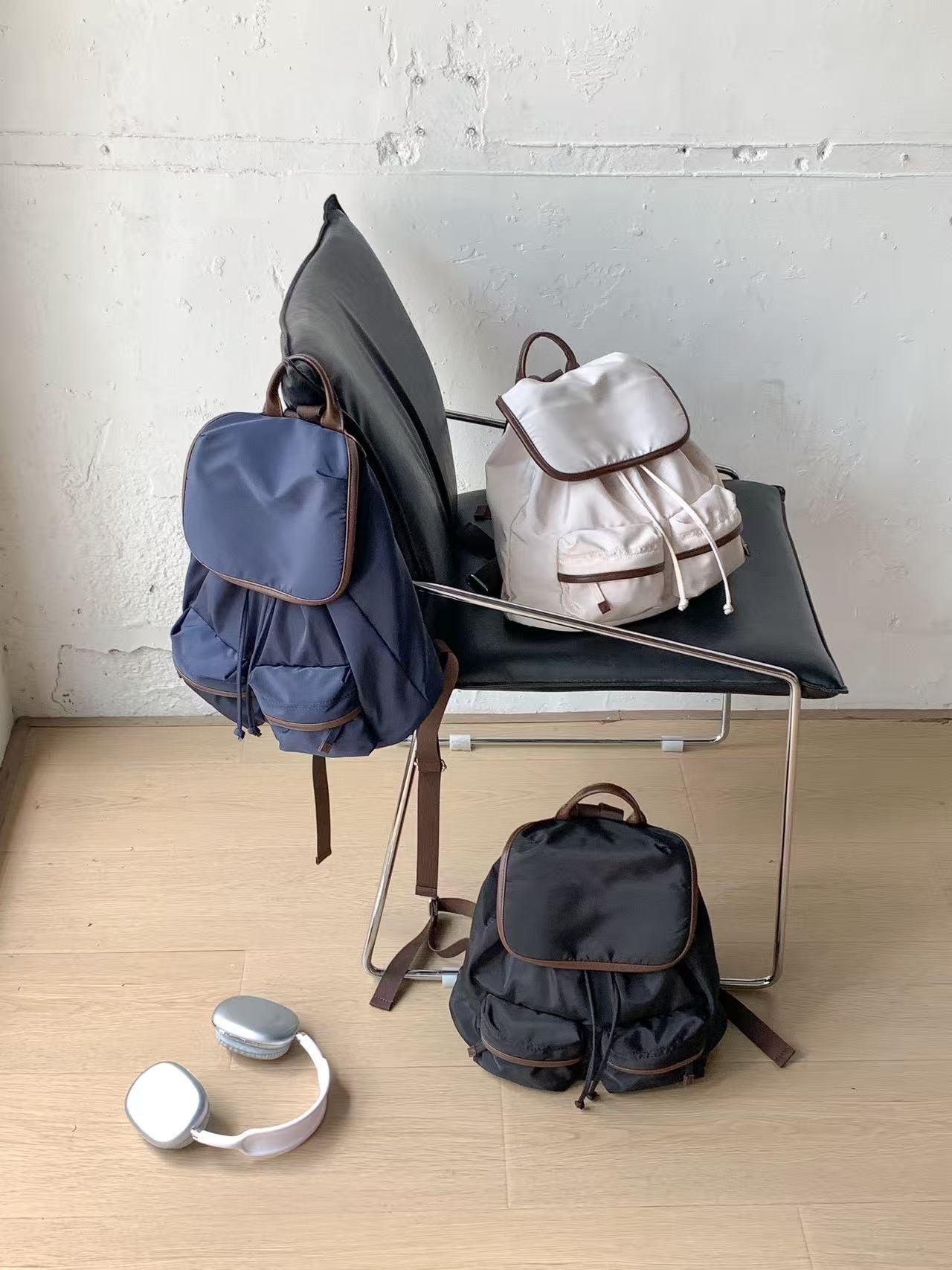 ドローストリングポケットカラーバックパック | 詳細画像16