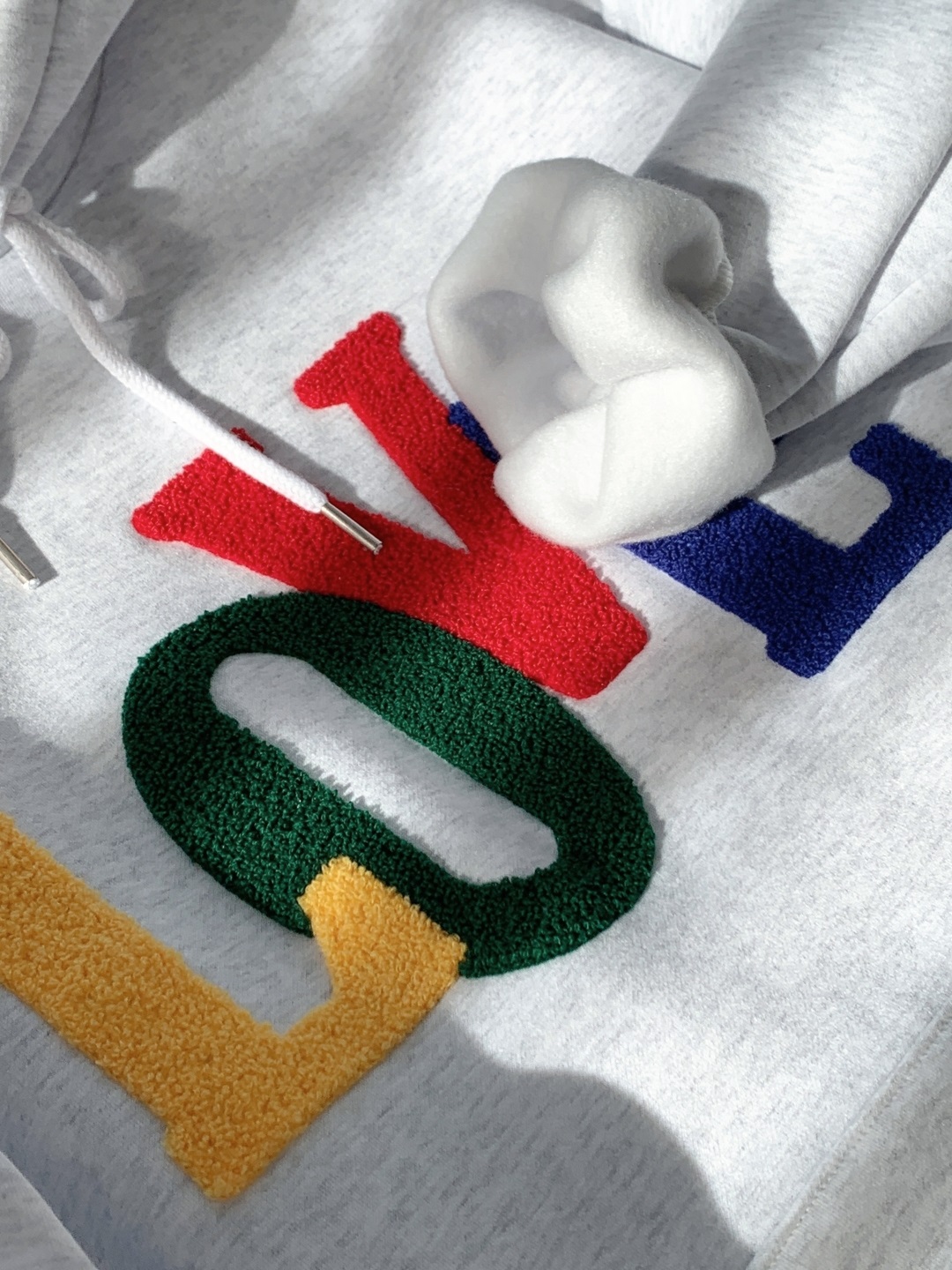 裏起毛フードドローストリングカンガルーポケットカラーパーカー | 詳細画像16