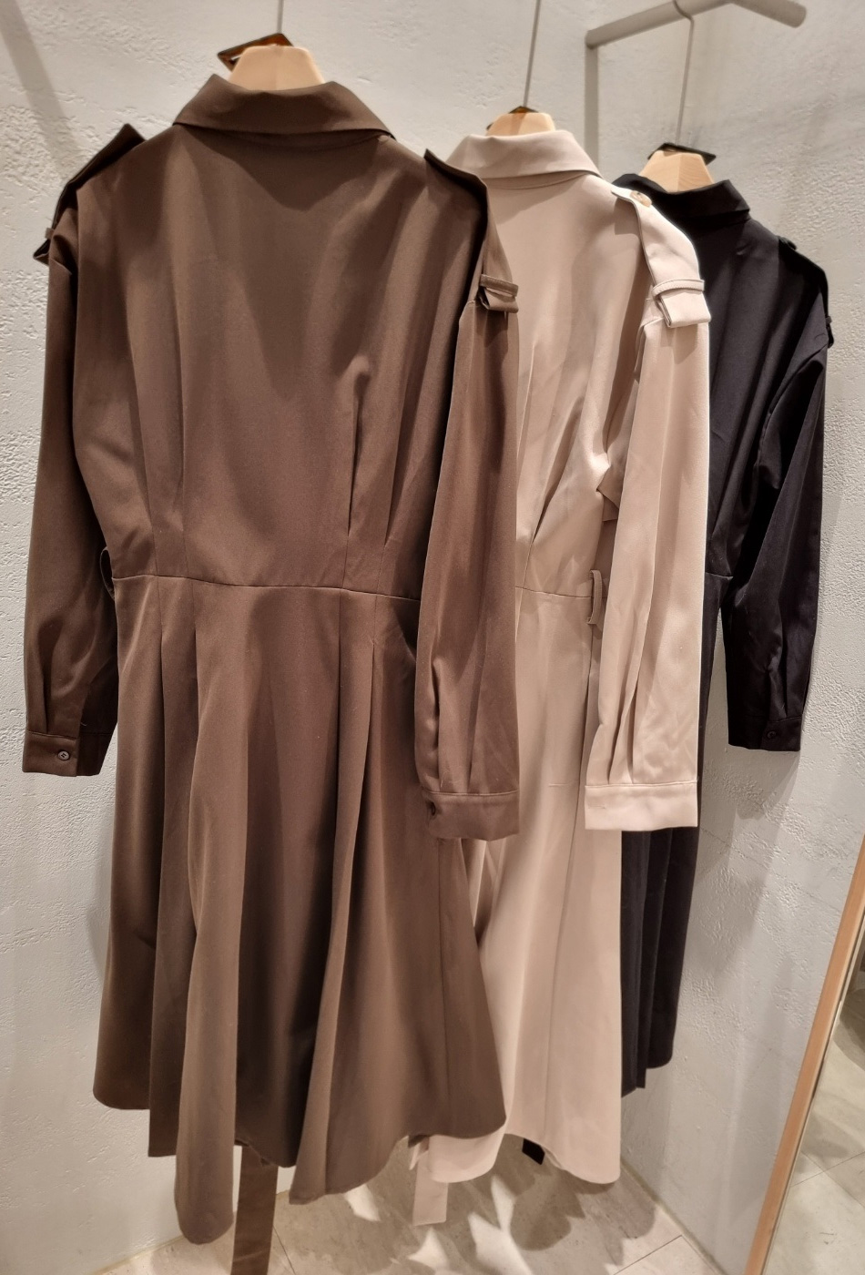 カラーロング長袖ワンピースストラップセット(バックルあり) | 詳細画像23