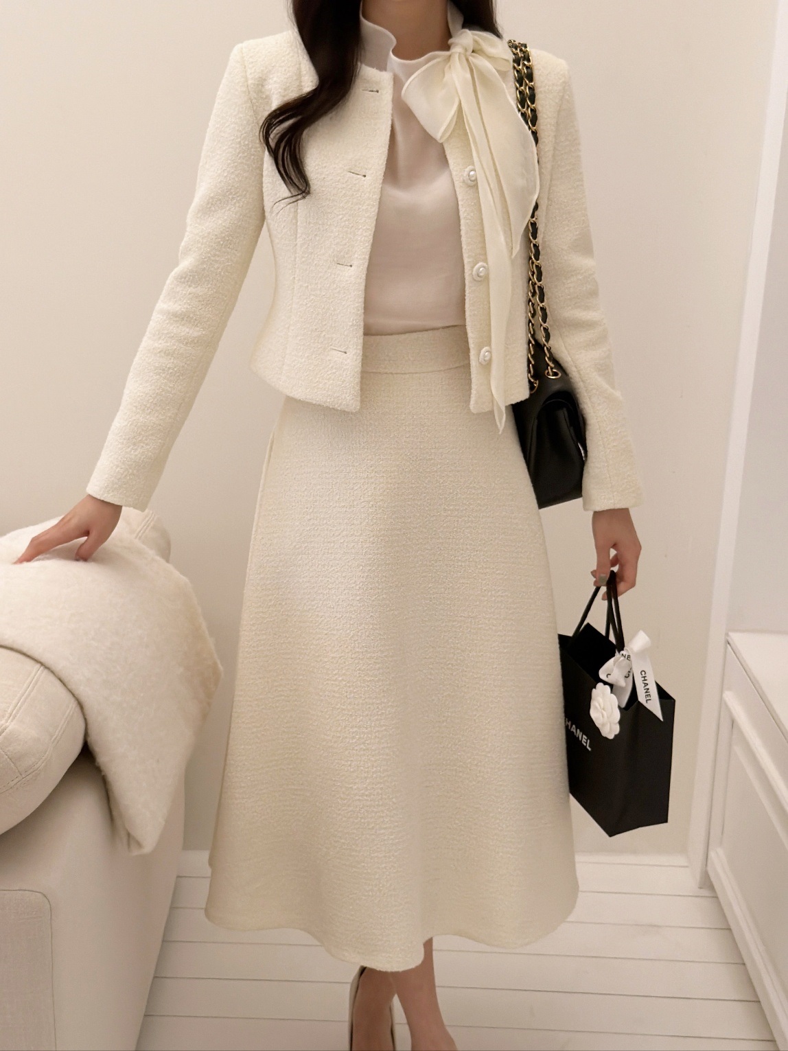 ツイードロングフレアスカート | 詳細画像10